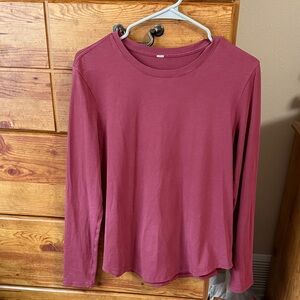 Long Sleeve Lululemon Pink Top